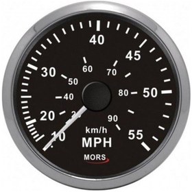 Resim Sürat Göstergesi Siyah 55 Mph 12-24v 100 Mm Pitot Ve Hortum Dahil 