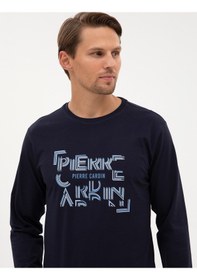 Resim Pierre Cardin Erkek Lacivert Pijama Takım 50322652-200 Lacivert 