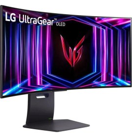 Resim Lg Ultragear OLED 34GS95QE-B 34 Inç Wqhd 240Hz 0.03MS Asansör Nvıdıa G-Sync 800R Displayhdr True Black 400 OLED Gaming Monitör 