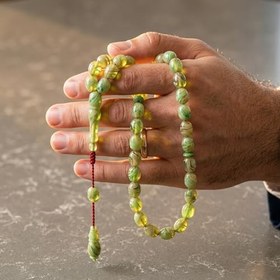 Resim Saul 33'lü Sıkma Kehribar Tespih Koleksiyonu - Özel Formül - Sistemli Püsküllü ve Günlük Çekim İçin Hediyelik Erkek Tesbih 