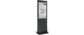 Resim Cletech C01 43" Digital Signage Totem + TCL TM43N Signage Monitör 