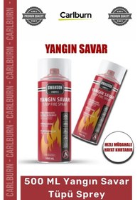 Resim Yangıntüpü 500ml Stop Fire Araç Ev Ofis Tipi Taşınabilir Güvenli Söndürücü Yangın Savar Tüpü Sprey 