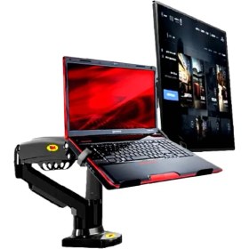 Resim Daytona North Bayou NB F160L Amortisörlü 17"-27" Monitör Tutucu ve 10"-17" Laptop Standı 