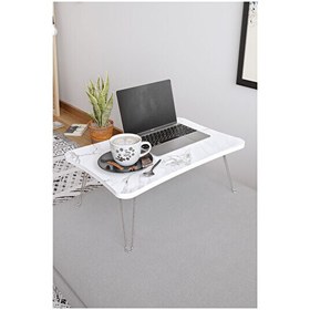 Resim Zuesse Dizayn Taşınabilir Katlanır Yatak Koltuk Üstü Hasta Servis Laptop Bilgisayar Çalışma Sehpası Çok Renkli 