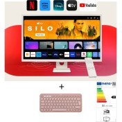 Resim Lg 27'' 70 Ekran Akıllı Tv- Monitör Wi-Fi Bağlantılı Apple-Android Kablosuz Bağlantı Bluetooth Webos Full Hd IPS Akıllı Monitör+Logitech Klavye 