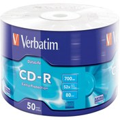 Resim VERBATIM 43787 CD-R 50 Wrap Extra Protection 52x 700MB 