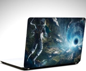 Resim Astronot Laptop Sticker LS0249 10 İnch (25X19CM) 