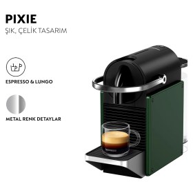 Resim Nespresso C62 Pixie Kahve Makinesi,yeşil 