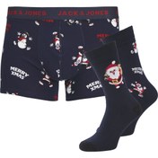 Resim Jack&Jones Jachappy Xmas Erkek Boxer Gıftbox (12246132) 