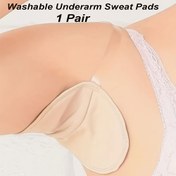 Resim 2 Adet Yıkanabilir Koltuk Altı Ter Emici Pedler - Nem Çeken Nefes Alabilen Polyester Lif Erkek & Kadınlar için Yeniden Kullanılabilir Omuz Pedleri, Anti-Terleme Koruma, Spor ve Günlük Kullanım için Rahat Uyum, Gizli Tasarım, Dayanıklı Kumaş 
