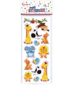 Resim Ticon Sticker 3d Hayvanlar Alemi 