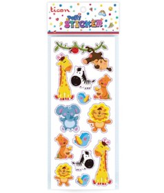 Resim Ticon Sticker 3d Hayvanlar Alemi 