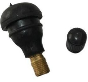 Resim LASTİK SİBOBU DÜZ SİYAH PLASTİK GEÇMELİ BOY: 38mm 