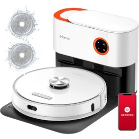 Resim Ultenic T10 Pro robot süpürge, silme fonksiyonlu, istasyonu, 4000 Pa temizlik robotu, uzun çalışma s 