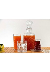 Resim Plt Design Lav Odin 25 Parça Sofra Seti - Bardak Seti-çay-meşrubat-su Bardağı Ve Karaf 
