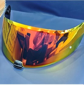 Resim Chuangyinshop Tea Leaves Revo Red Hj-787 4inch Motorcycle Helmet Lens 3 Renkli C70 Is17 Fg17 Fgst Uyumlu Anti Fog 