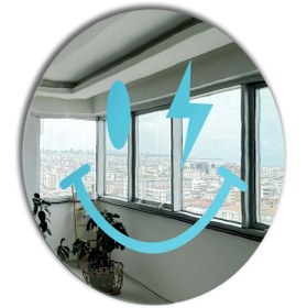 Resim Yuvarlak Ayna, Pinterest Ayna, Renkli Duvar Dekoru, Pinterest Oda Dekoru, Kırılmaz Dekorafif Ayna 