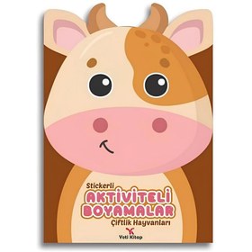 Resim Nessiworld Sticker Activities and Colorings - Farm Animals 