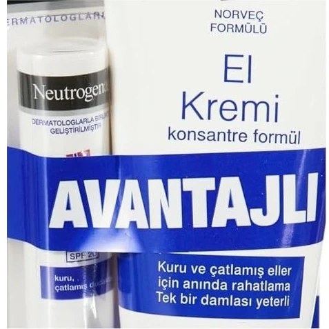 Neutrogena El Kremi Parfümlü 75 ML + Dudak Kremi 5 G Fiyatı ve Özelliklerı - Badem