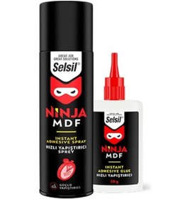Resim Selsil Mdf Hızlı Yapıştırıcı 200 Ml.+ 50 Gr. 