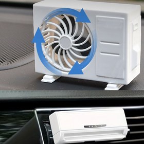 Resim Pil Olmadan Şirin Plastik Araç Havalandırma Aksesuarı Özellikli Mini Araba Klima Süslemeleri Çifti 