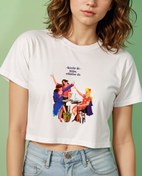 Resim Geceler ve Sokaklar Crop Tişört 