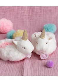 Resim Doudou Hediye Kutulu Unicorn Panduf 