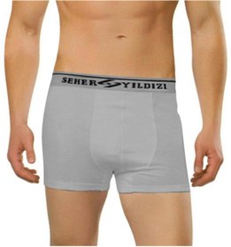 Resim Seher Yıldızı Erkek Likralı Pamuklu Boxer Don 3 lü Paket 