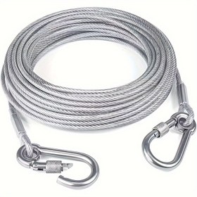 Resim Orta Büyük Boy Köpekler İçin Yansıtıcı ve Pas Dirençli Fonksiyonlu Paslanmaz Çelik Köpek Zinciri, Uzunlukları 3.0 metre / 4.6 metre / 9.0 metre / 15.0 metre Mevcut 
