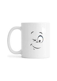 Resim Hidz Smile İfadeli Beyaz Kupa Bardak Tip 2 