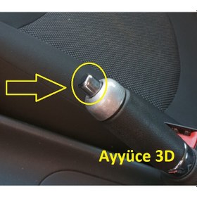 Resim Ayyüce 3d, Mini Cooper S R56 El Freni Düğmesi, Siyah 