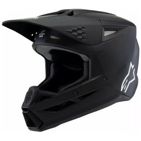 Resim Alpinestars SM3 Youth Off-Road Çocuk Genç Motosiklet Kaskı Mat Siyah 