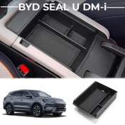 Resim BYD SEAL U DM-i İçin Araç Kolçak Depolama Kutusu Organizatörü - Dayanıklı Plastik ve File Cep Detayları, Ergonomik Tasarım, Merkezi Konsol Aksesuar Düzenleyici, Araç Organizasyonu, Şık Bitim, Yüksek Kaliteli Malzeme 