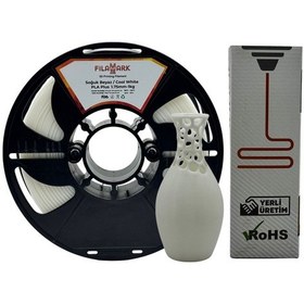Resim Filamark Pla Plus Filament Soğuk Beyaz 1.75mm 1kg-4239 