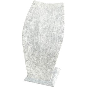 Resim ÖZER KUTU Kolye & Zincir Standı Ayaklı Gri Süet 2.boy (18 Cm ) 