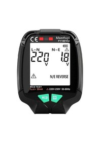 Resim Powermaster 30v-250v Tam Ekran Soket Test Cihazı Pm-20400 