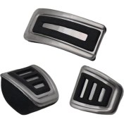 Resim Sharplace 3 Adet Paslanmaz Hızlandırıcı Pedallar Bora Golf Için Kapak 4 Mk4 Iv Mk4 (Yurt Dışından) 