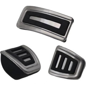 Resim Sharplace 3 Adet Paslanmaz Hızlandırıcı Pedallar Bora Golf Için Kapak 4 Mk4 Iv Mk4 (Yurt Dışından) 