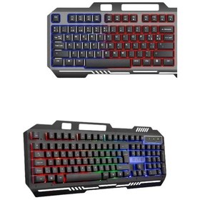 Resim Gaming Oyuncu Klavyesi Led Aydınlatmalı Mekanik Hisli 