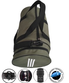 Resim SEVBAGS 600 Denye Askeri Haki Silindir Spor Çantası 