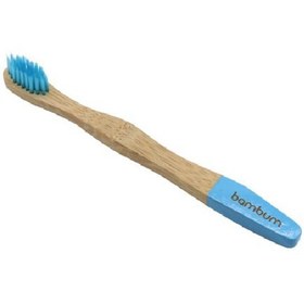 Resim MARANKİ Bambu Çocuk Diş Fırçası (Mavi) 
