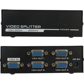 Resim 4873 4 Port Vga Splitter Switch Çoklayıcı Çoğaltıcı 