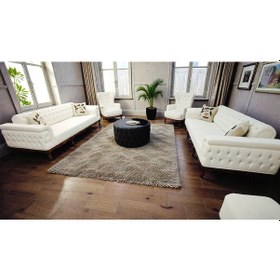 Resim Pera Koltuk Takımı Açık Krem 