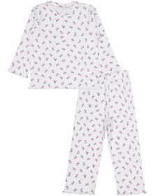 Resim Civil Girls Çiçek Desenli 2-5 Yaş Pijama Takımı - Ekru - Ekru / 2-3 Yaş 