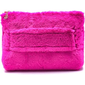 Resim Kadın Peluş Derimod X Whenever Company Portföy - Pembe / 00 