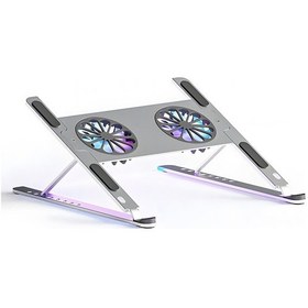 Resim Cbtx P11f Katlanır Dizüstü Bilgisayar Masaüstü Tablet Dizüstü Bilgisayarlar İçin Tutucu 2 Soğutma Fanı İle 