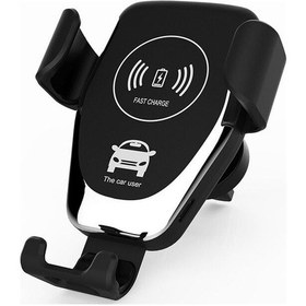 Resim Kablosuz Araç Şarj Cihazı, Araç İndüksiyon Şarj Cihazı, Kablosuz Telefon Tutucu, Telefon Tutucu, Q Diğer 