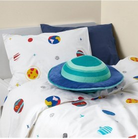 Resim Çocuk Nevresim Takımı Meridyendukkan Dünya Gezegeni-uzay Temalı Aftonsparv Renkli 150x200 Pamuk-viskon 