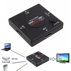 Resim Hdmi Çoklayıcı Çoğaltıcı Switch 3 Giriş 1 Çıkış 