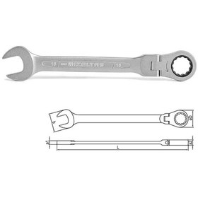 Resim İzeltaş Mafsallı Cırcır Kombine Anahtar 13 Mm - 0345020013 N11.24567 